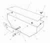 Rasenmäher Zubehör 30761 - Toro 44" Two Stage Snowthrower, ProLine 118 (SN: 390001 - 399999) (1993) Pièces détachées WEIGHT BOX ASSEMBLY
