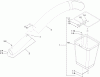 Rasenmäher Zubehör 78562 - Toro 48" and 52" E-Z Vac Twin Bagging System, Z Master G3 Mower (SN: 311000001 - 311999999) (2011) Pièces détachées BAG AND TUBE ASSEMBLY