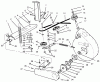 Rasenmäher Zubehör 79402 - Toro 52" Vacuum Bagger (SN: 3900001 - 3999999) (1993) Pièces détachées BLOWER PULLEYS & IDLER ARM ASSEMBLY