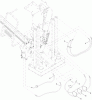 Zubehör 23800 - Toro 2024 Directional Drill (SN: 314000001 - 314999999) (2014) Pièces détachées THRUST FRAME HYDRAULIC HOSE ASSEMBLY NO. 2