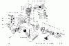 Laubbläser / Laubsauger 30940 - Toro 40cc Back Pack Blower (SN: 5000001 - 5999999) (1985) Pièces détachées ENGINE ASSEMBLY