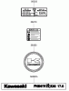 Rasenmäher Antrieb 30033 - Toro Commercial Walk-Behind Traction Unit, 17HP, Pistol-Grip, Hydro Drive (SN: 280000001 - 280999999) (2008) Pièces détachées LABEL ASSEMBLY KAWASAKI FH541V-DS23