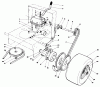 Rasenmäher Antrieb 30112 - Toro Mid-Size ProLine Gear Traction Unit, 12.5 hp (SN: 6000001 - 6999999) (1986) Pièces détachées AXLE ASSEMBLY