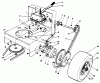 Rasenmäher Antrieb 30112 - Toro Mid-Size ProLine Gear Traction Unit, 12.5 hp (SN: 8000001 - 8999999) (1988) Pièces détachées AXLE ASSEMBLY