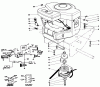 Rasenmäher Antrieb 30116 - Toro Mid-Size ProLine Gear Traction Unit, 16 hp (SN: 6000001 - 6999999) (1986) Pièces détachées ENGINE ASSEMBLY