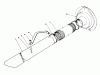 Laubbläser / Laubsauger 62912 - Toro 5 hp Lawn Vacuum (SN: 6000001 - 6999999) (1986) Pièces détachées VACUUM HOSE KIT (MODEL 59085) (OPTIONAL)