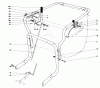 Laubbläser / Laubsauger 62912 - Toro 5 hp Lawn Vacuum (SN: 9000001 - 9999999) (1979) Pièces détachées CONTROLS & HANDLE ASSEMBLY (MODEL 62912)