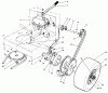 Rasenmäher Antrieb 30180 - Toro Mid-Size ProLine Traction Unit, Gear Drive, 16 hp (SN: 100001 - 199999) (1991) Pièces détachées AXLE ASSEMBLY
