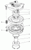 Rasen- und Garten Traktoren 30718 - Toro ProLine 118 (SN: 3900001 - 3999999) (1993) Pièces détachées CLUTCH ASSEMBLY NO. 54-0220
