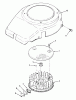 Rasen- und Garten Traktoren Y1-16OE03 - Toro 616-Z Tractor (SN: 1000001 - 1999999) (1991) Pièces détachées FLYWHEEL AND COVER-612-Z