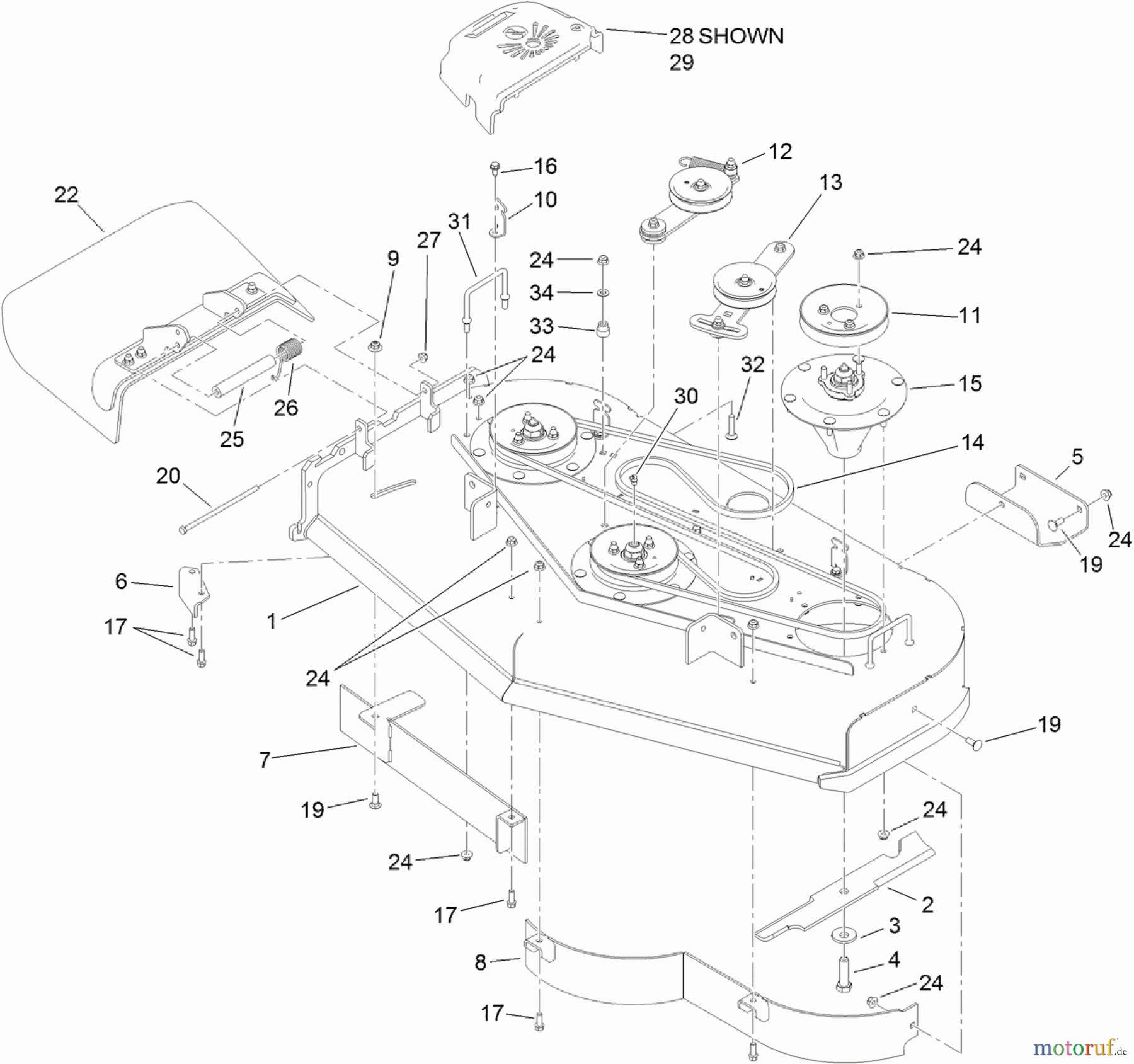 Mäher, Stand-on 74548 - Toro GrandStand Mower, 48