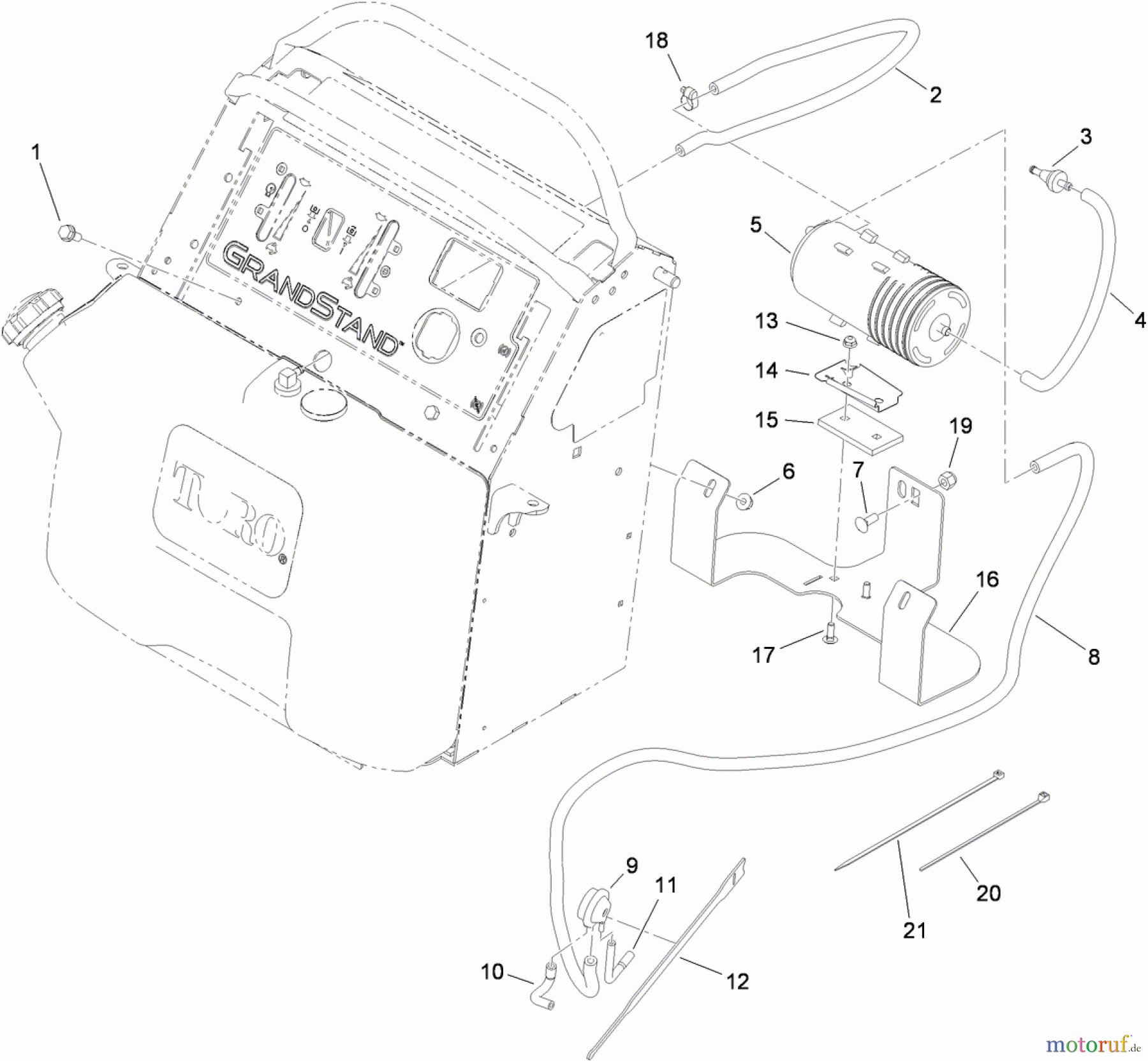  Mäher, Stand-on 79551 - Toro GrandStand Mower, 60