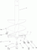 Compact Utility Attachments 22402 - Toro 6" Auger, Dingo Compact Utility Loader (SN: 220000001 - 220999999) (2002) Pièces détachées 15 INCH AUGER ASSEMBLY