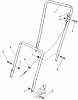 Rasenmäher 22025 - Toro Walk-Behind Mower (SN: 7000001 - 7999999) (1987) Pièces détachées HANDLE ASSEMBLY