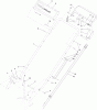 Rasenmäher 22293 - Toro 53cm Heavy-Duty Recycler Walk-Behind Mower (SN: 314000001 - 314999999) (2014) Pièces détachées HANDLE ASSEMBLY