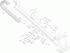 Zubehör 23825 - Toro 4045 Directional Drill (SN: 314000001 - 314999999) (2014) Pièces détachées THRUST FRAME HOSE CARRIER ASSEMBLY