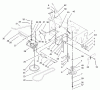 Rasenmäher für Großflächen 30195 - Toro Mid-Size ProLine Mower, Gear Drive, 15 hp, 48" Side Discharge Deck (SN: 230000001 - 230999999) (2003) Pièces détachées TRANSMISSION AND DRIVE PULLEY ASSEMBLY