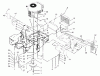Zerto-Turn Mäher 74176TE (Z147) - Toro Z Master Mower, 112cm SFS Side Discharge Deck (SN: 230000001 - 230006000) (2003) Pièces détachées ENGINE AND CLUTCH ASSEMBLY