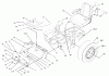 Zerto-Turn Mäher 74176TE (Z147) - Toro Z Master Mower, 112cm SFS Side Discharge Deck (SN: 230000001 - 230006000) (2003) Pièces détachées MAIN FRAME ASSEMBLY