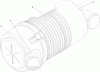 Zubehör 25400 - Toro Pro Sneak 360 Vibratory Plow (SN: 314000001 - 314999999) (2014) Pièces détachées AIR CLEANER ASSEMBLY NO. 106-5277