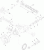 Zubehör 25400 - Toro Pro Sneak 360 Vibratory Plow (SN: 314000001 - 314999999) (2014) Pièces détachées DRIVE AXLE ASSEMBLY NO. AU110858A1-03