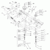 Zerto-Turn Mäher 74226 (Z255) - Toro Z Master Mower, 62" SFS Side Discharge Deck (SN: 220000001 - 220999999) (2002) Pièces détachées SPINDLE AND PULLEY ASSEMBLY