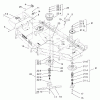 Zerto-Turn Mäher 74234 (Z255) - Toro Z Master Mower, 62" SFS Side Discharge Deck (SN: 220000001 - 220999999) (2002) Pièces détachées SPINDLE AND PULLEY ASSEMBLY