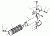 Compact Utility Loaders 22302TE - Toro Dingo 220-D Traction Unit (SN: 990001 - 999999) (1999) Pièces détachées MUFFLER ASSEMBLY
