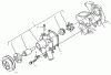 Compact Utility Loaders 22302TE - Toro Dingo 220-D Traction Unit (SN: 990001 - 999999) (1999) Pièces détachées WATER PUMP ASSEMBLY