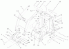 Compact Utility Loaders 22303 - Toro Dingo 320-D Compact Utility Loader (SN: 220000001 - 220999999) (2002) Pièces détachées FRAME AND LOADER ARM ASSEMBLY