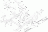Zerto-Turn Mäher 74268 (Z597-D) - Toro Z Master Mower, 60" TURBO FORCE Side Discharge Deck (SN: 240000001 - 240999999) (2004) Pièces détachées FRONT FRAME ASSEMBLY