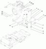Compact Utility Loaders 22303 - Toro Dingo 320-D Compact Utility Loader (SN: 260000001 - 260999999) (2006) Pièces détachées ENGINE MOUNTING ASSEMBLY