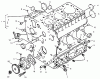 Compact Utility Loaders 22303 - Toro Dingo 320-D Traction Unit (SN: 200000001 - 200000500) (2000) Pièces détachées CRANKCASE ASSEMBLY