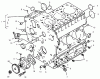 Compact Utility Loaders 22303 - Toro Dingo 320-D Traction Unit (SN: 200000501 - 200999999) (2000) Pièces détachées CRANKCASE ASSEMBLY