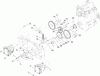 Zerto-Turn Mäher 74281TE (Z597-D) - Toro Z Master Mower, 72 Rear Discharge Deck (SN: 260000001 - 260999999) (2006) Pièces détachées WHEEL PUMP DRIVE ASSEMBLY