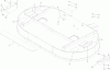 Zerto-Turn Mäher 74310 - Toro Z Master 8000 Series Riding Mower, with 42in Direct-Collect Cutting Unit (SN: 314000001 - 314999999) (2014) Pièces détachées DECK DECAL AND BAFFLE ASSEMBLY NO. 109-4373