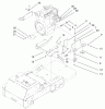 Compact Utility Loaders 22303TE - Toro Dingo 320-D Compact Utility Loader (SN: 210000001 - 210999999) (2001) Pièces détachées ENGINE MOUNT ASSEMBLY