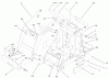 Compact Utility Loaders 22303TE - Toro Dingo 320-D Compact Utility Loader (SN: 210000001 - 210999999) (2001) Pièces détachées FRAME AND LOADER ARM ASSEMBLY