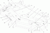 Zerto-Turn Mäher 74413 (Z449) - Toro Z Master Mower, 48" TURBO FORCE Side Discharge Deck (SN: 250000001 - 250005000) (2005) Pièces détachées DECK DECAL ASSEMBLY NO. 107-8515