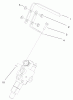 Compact Utility Loaders 22305 - Toro Dingo 322 Compact Utility Loader (SN: 210000001 - 210999999) (2001) Pièces détachées AUXILLARY CONTROL LEVER ASSEMBLY