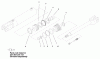 Compact Utility Loaders 22305 - Toro Dingo 322 Compact Utility Loader (SN: 220000201 - 220999999) (2002) Pièces détachées HYDRAULIC CYLINDER KIT ASSEMBLY NO. 100-4163