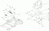 Zerto-Turn Mäher 74935 - Toro Z Master G3 Riding Mower, 60" TURBO FORCE Side Discharge Deck (SN: 290000001 - 290999999) (2009) Pièces détachées SEAT MOUNTING ASSEMBLY