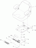 Zerto-Turn Mäher 74954 - Toro Z Master Commercial 3000 Series Riding Mower, 60" TURBO FORCE Side Discharge Deck (SN: 312000001 - 312999999) (2012) Pièces détachées SEAT MOUNTING ASSEMBLY