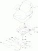 Zerto-Turn Mäher 74954 - Toro Z Master Commercial 3000 Series Riding Mower, 60" TURBO FORCE Side Discharge Deck (SN: 313000001 - 313999999) (2013) Pièces détachées SEAT MOUNTING ASSEMBLY