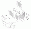 Compact Utility Loaders 22306 - Toro Dingo TX 420 Compact Utility Loader (SN: 210000501 - 210999999) (2001) Pièces détachées GRILL ASSEMBLY