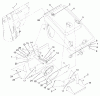 Compact Utility Loaders 22306 - Toro Dingo TX 420 Compact Utility Loader (SN: 210000501 - 210999999) (2001) Pièces détachées HOOD ASSEMBLY