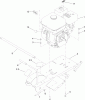 Baumstumpffräsen 22610 - Toro SGR-6 Stump Grinder (SN: 312000001 - 312999999) (2012) Pièces détachées ENGINE AND FRAME ASSEMBLY