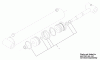 Compact Utility Loaders 22306 - Toro Dingo TX 420 Compact Utility Loader (SN: 220000401 - 220999999) (2002) Pièces détachées HYDRAULIC CYLINDER ASSEMBLY NO. 99-6162