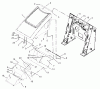 Compact Utility Loaders 22306 - Toro Dingo TX 420 Compact Utility Loader (SN: 230000301 - 230000600) (2003) Pièces détachées HOOD ASSEMBLY