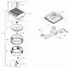Compact Utility Loaders 22306 - Toro Dingo TX 420 Traction Unit (SN: 200000001 - 200000150) (2000) Pièces détachées GROUP 10-AIR INTAKE/FILTRATION (CH20S 64637 KOHLER)